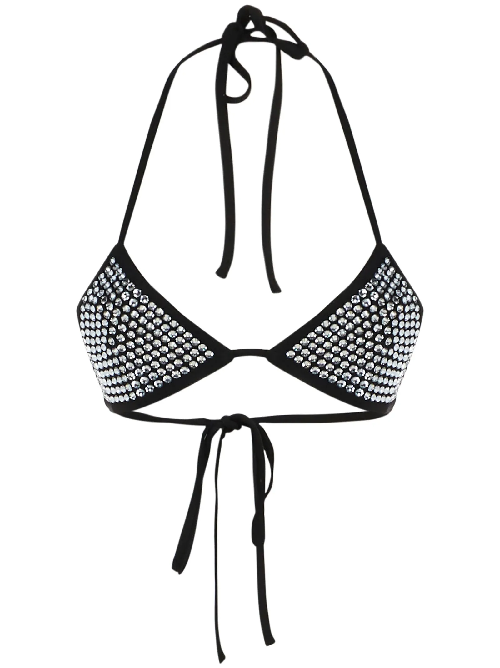 Alexandre Vauthier Embellished Triangle Bikini Top