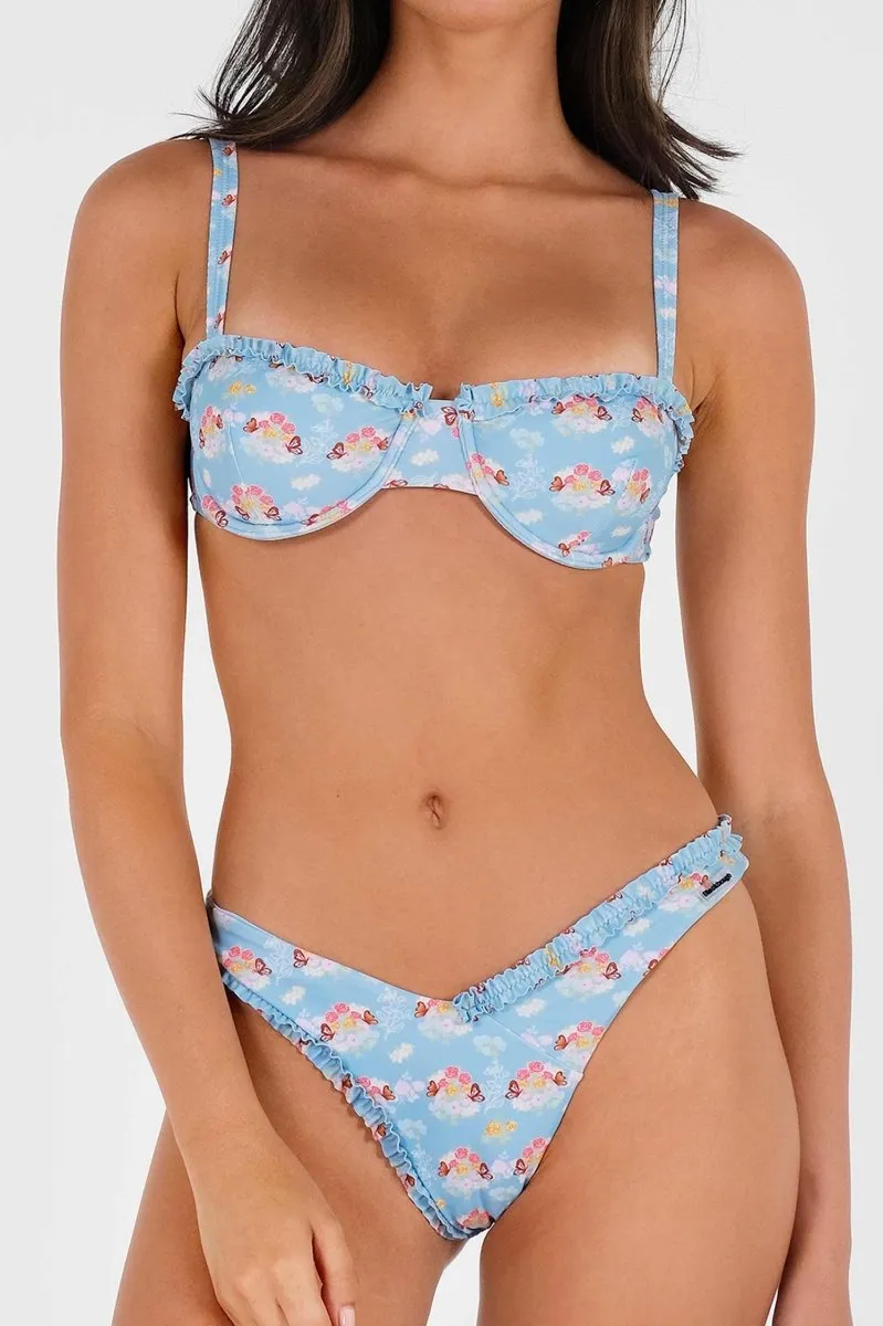 Amelia Frilled Cheeky Bottoms / Rodeo Bud