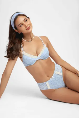 Caroline Frilled Underwire Top / Darling Pointelle FINAL SALE