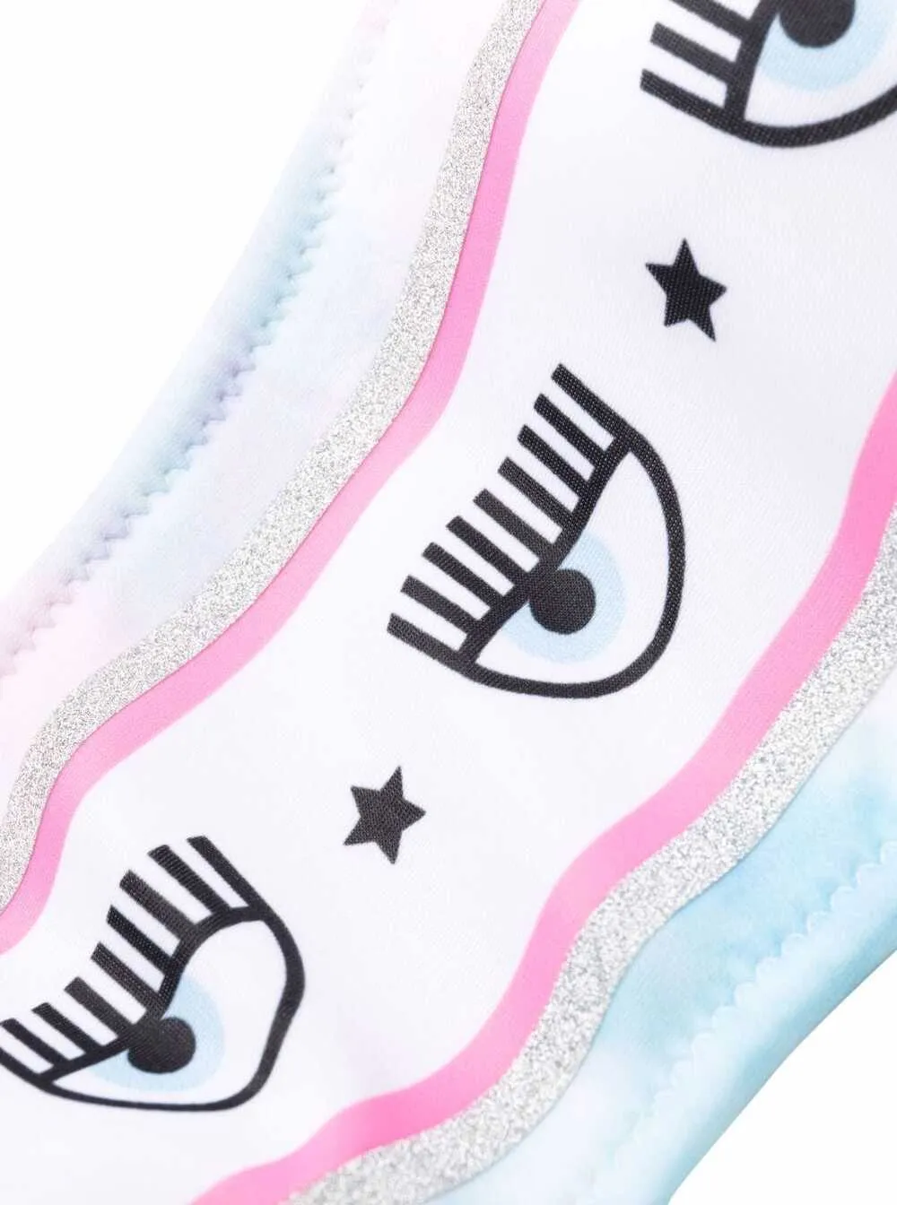 Chiara Ferragni Beach Party Tie-Dyed Bikini Top