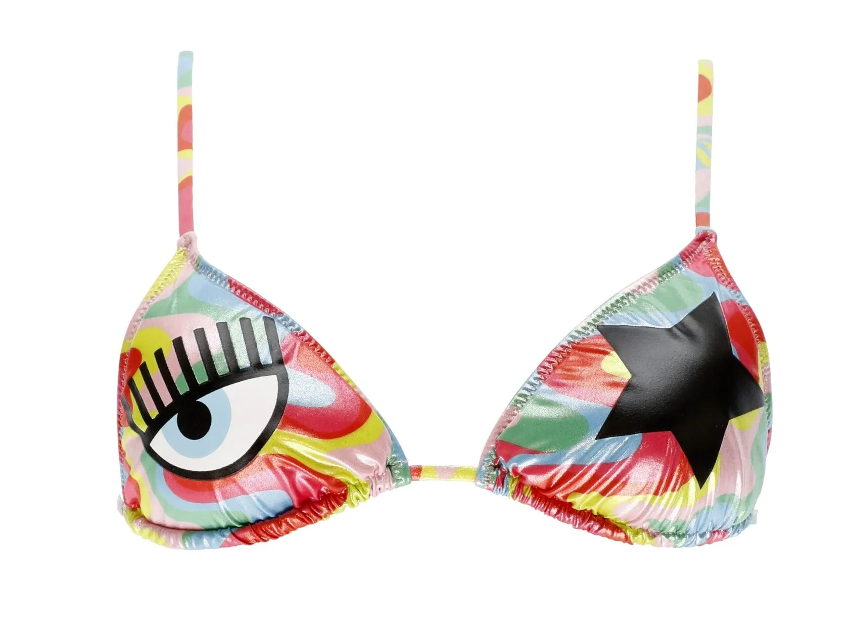 Chiara Ferragni Eyelike Triangle Cup Bikini Top