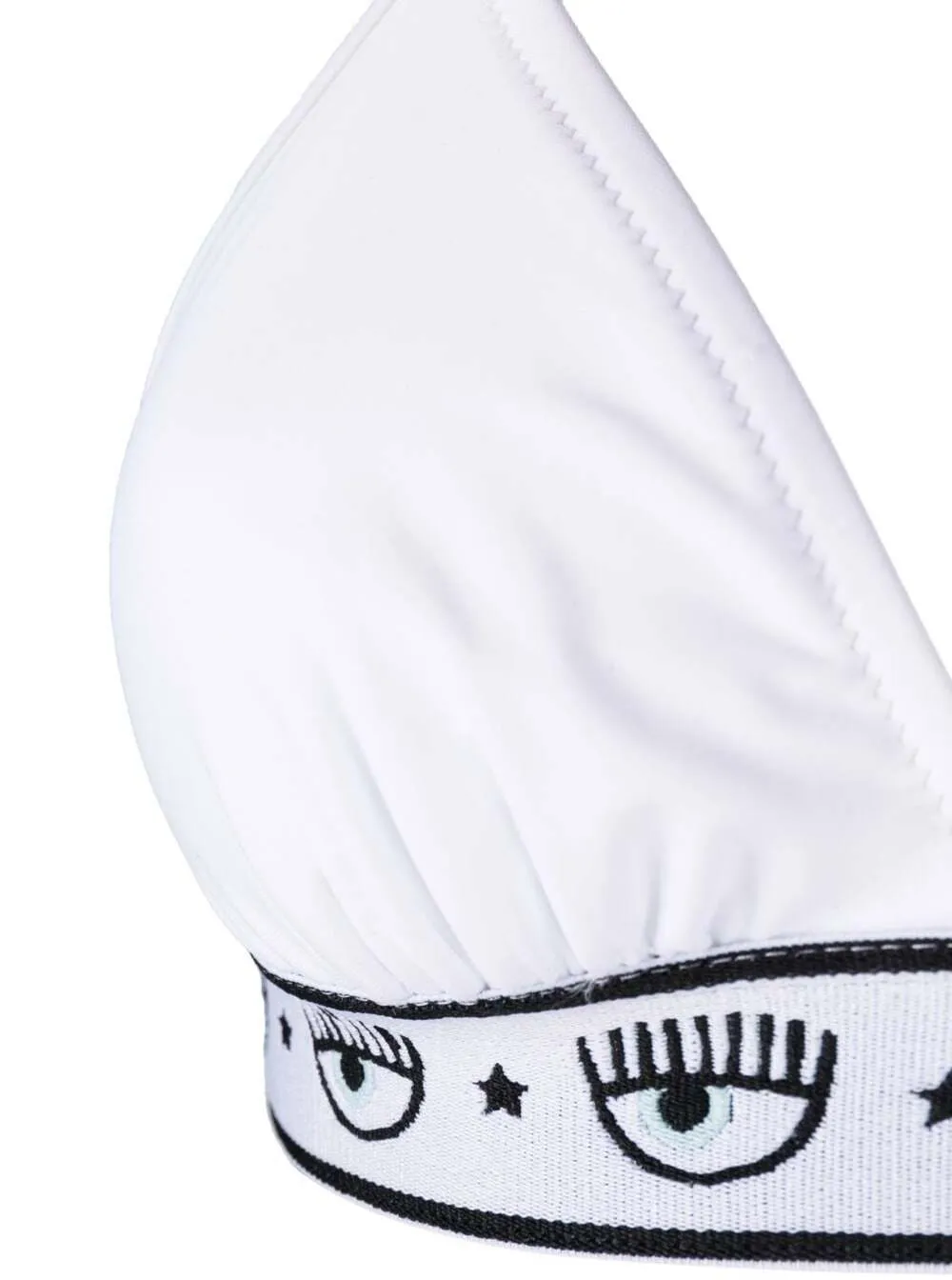 Chiara Ferragni Iconic Logo Mania Tape Bikini Top