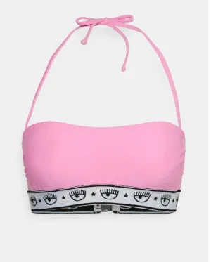 Chiara Ferragni Logo Band Bikini Top