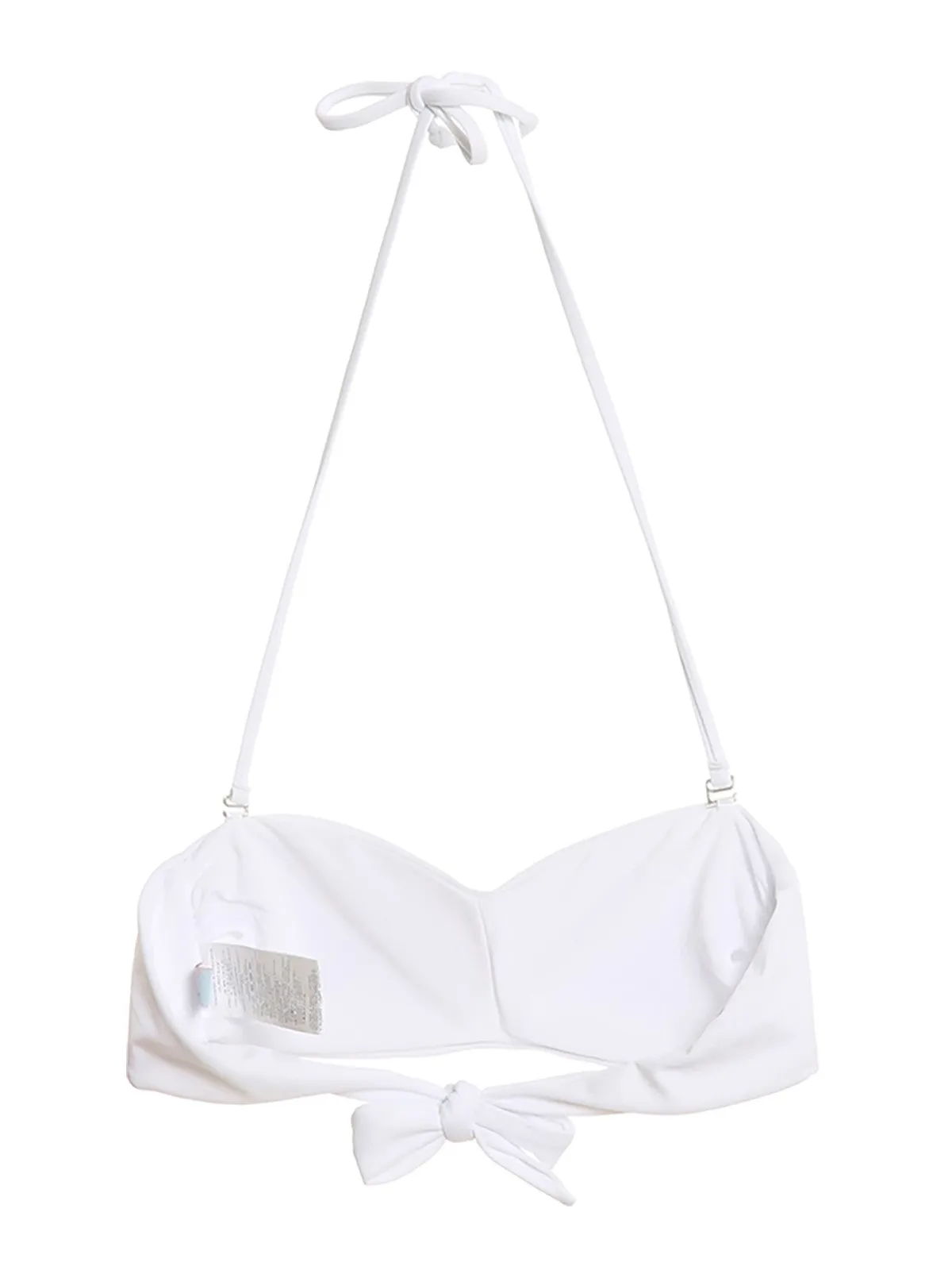 Chiara Ferragni Logo-Printed Tie Fastened Bikini Top