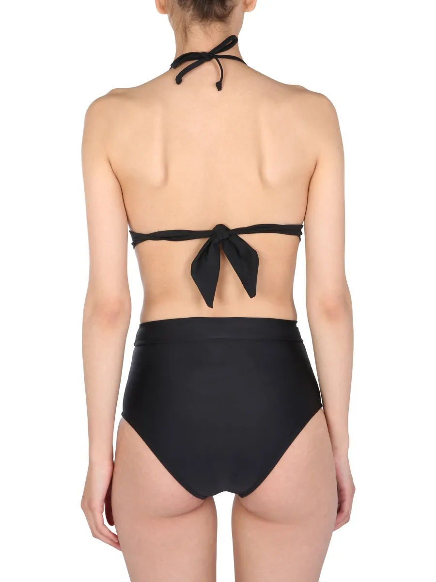 Chiara Ferragni Logomania Band Low-Rise Bikini Bottoms