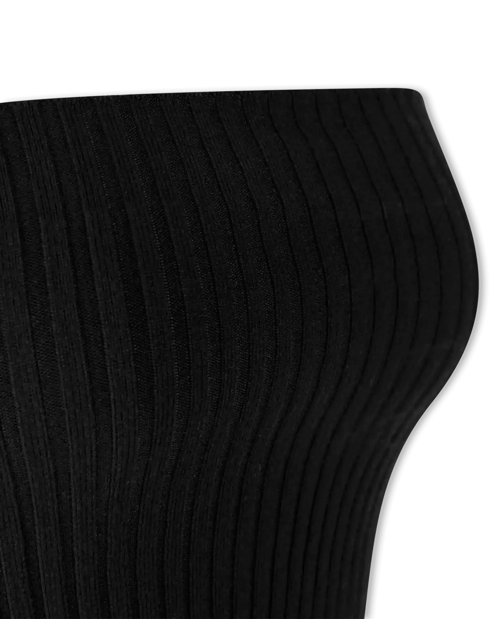Cropped Wool Tube Top