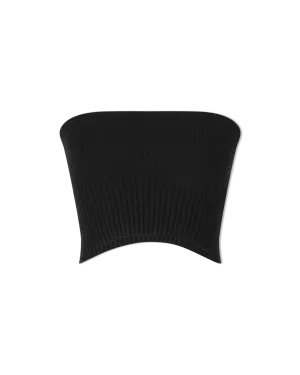 Cropped Wool Tube Top