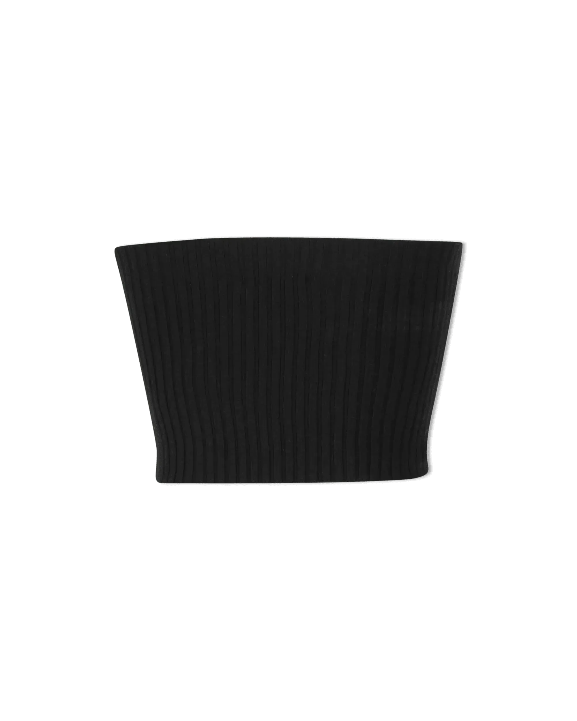 Cropped Wool Tube Top