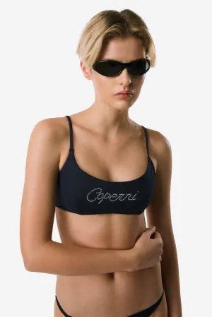 Crystal Logo Bikini Top