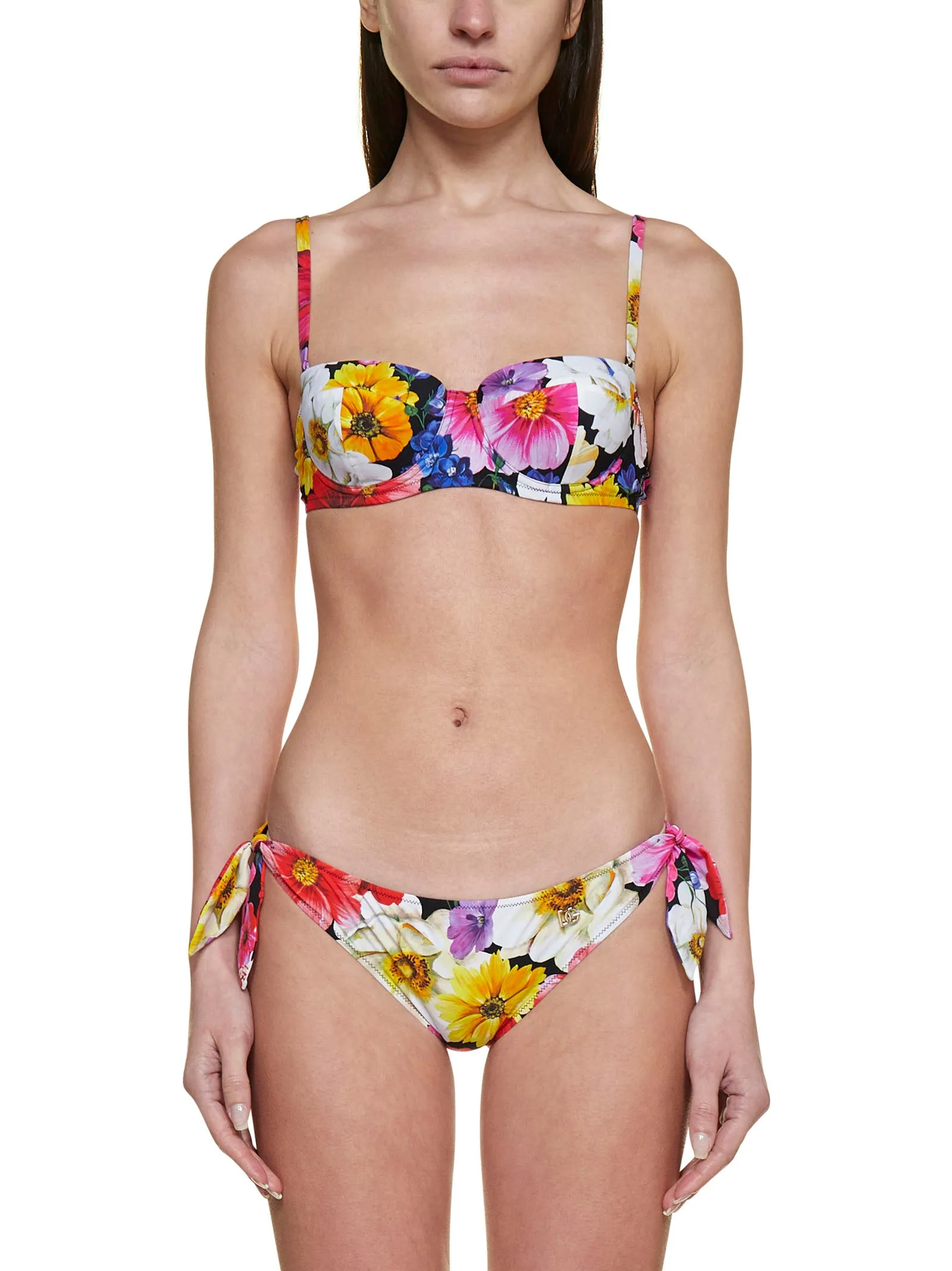 Dolce & Gabbana Floral Print Bikini Set