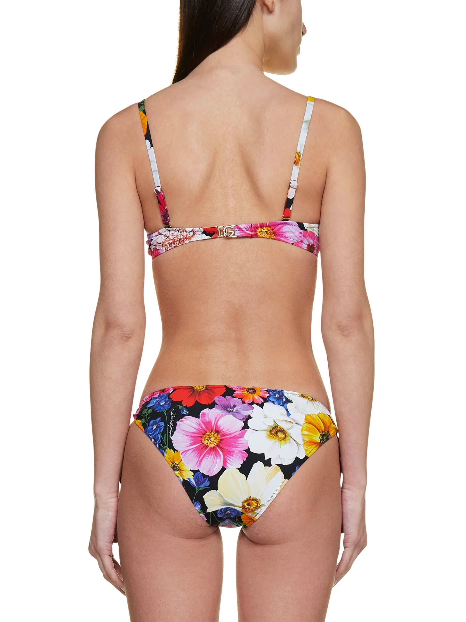 Dolce & Gabbana Floral Print Bikini Set