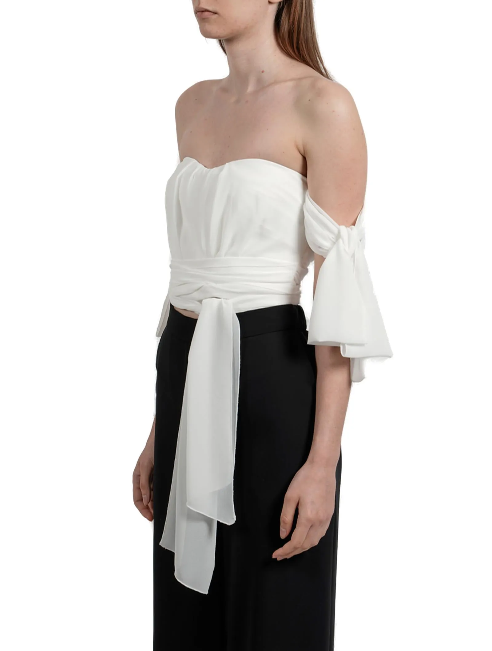 Elisabetta Franchi Sweetheart-Neck Strapless Top