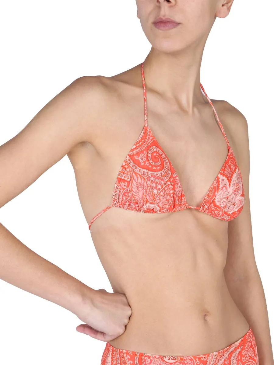 Etro Paisley Printed Stretch Bikini Set