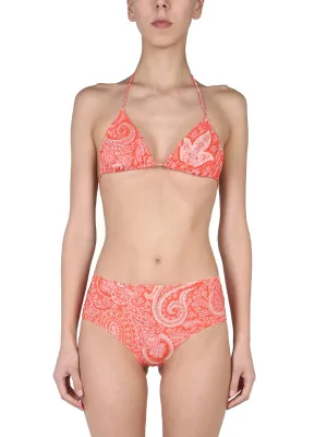 Etro Paisley Printed Stretch Bikini Set