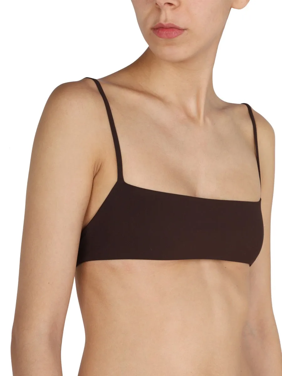 Jil Sander  Logo-Printed Spaghetti Strap Bikini Set
