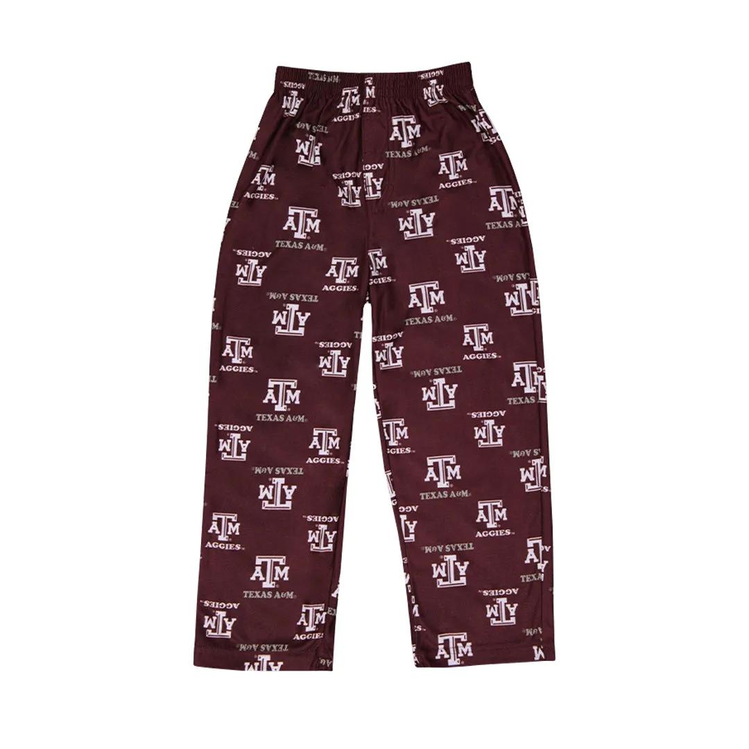 Kids' Texas A&M Aggies Printed Pant (K46LF4 66)