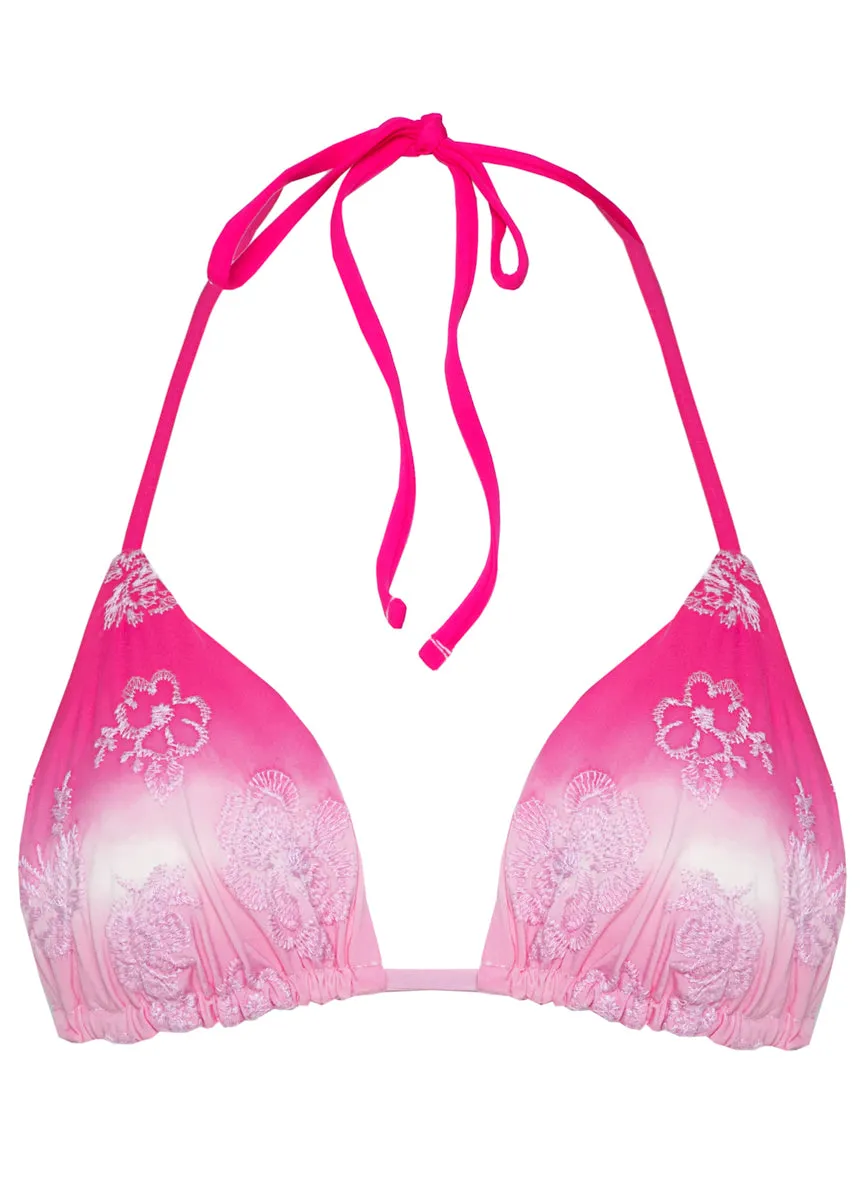 Maaji Blushing Pink Balmy Sliding Triangle Bikini Top