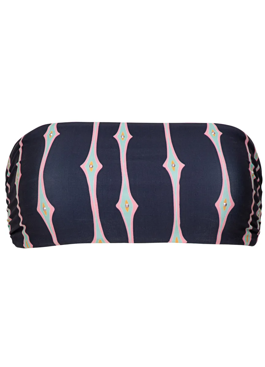 Maaji Radiant Diamond Bryn Strapless Bandeau Bikini Top