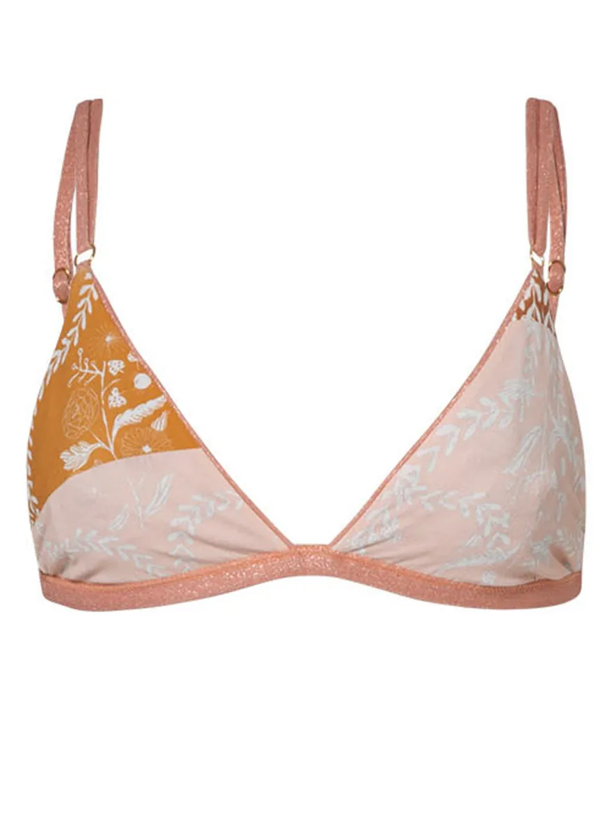 Maaji Rose Quartz Amy Fixed Triangle Bikini Top