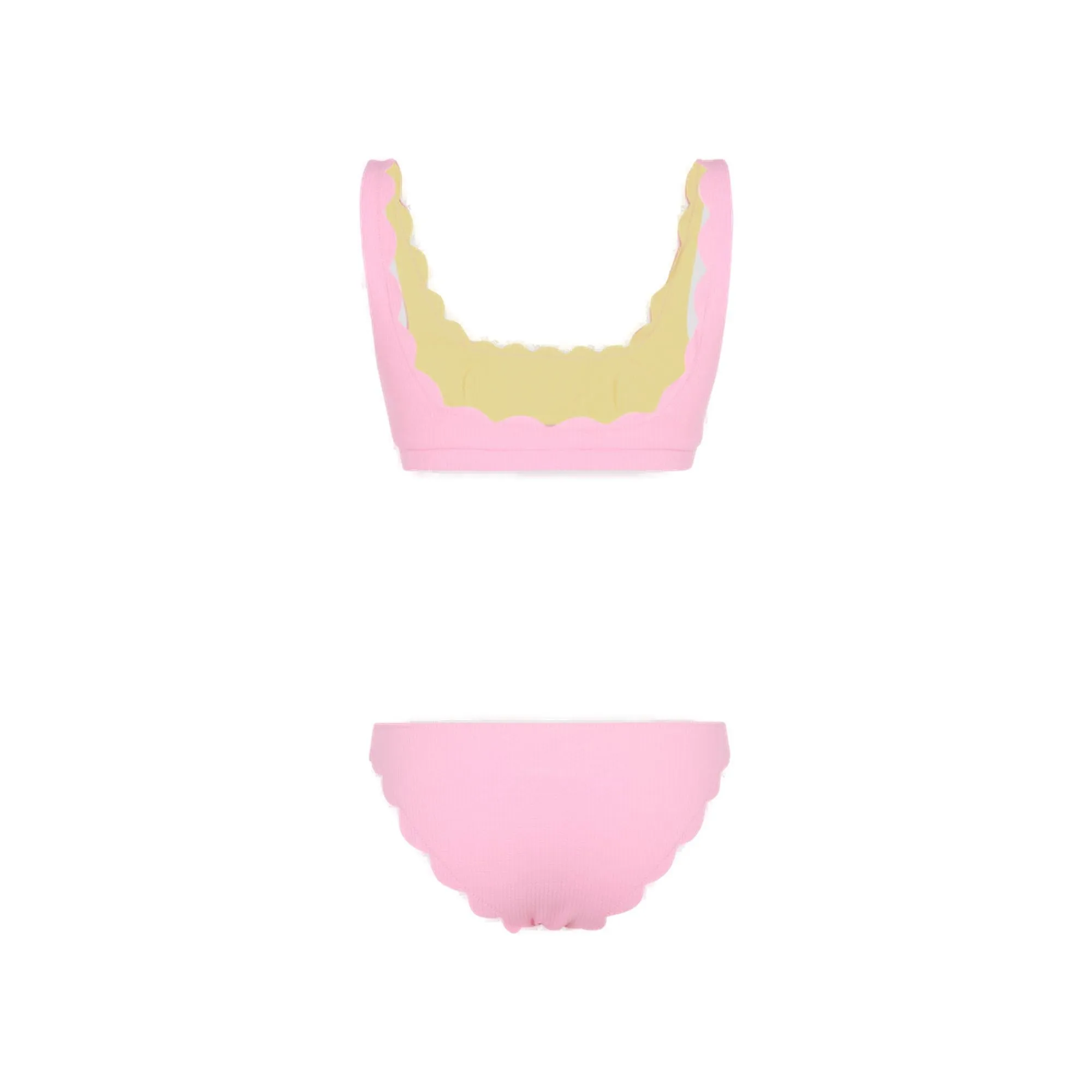 Marysia Reversible Two-Tone Scalloped Bikini