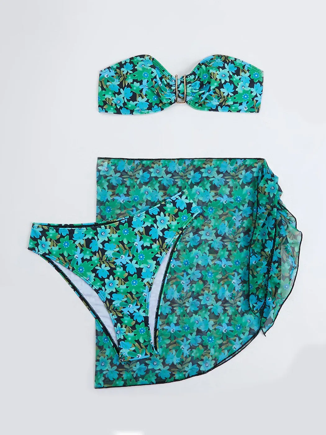 Metal U-shaped Bikini Trio