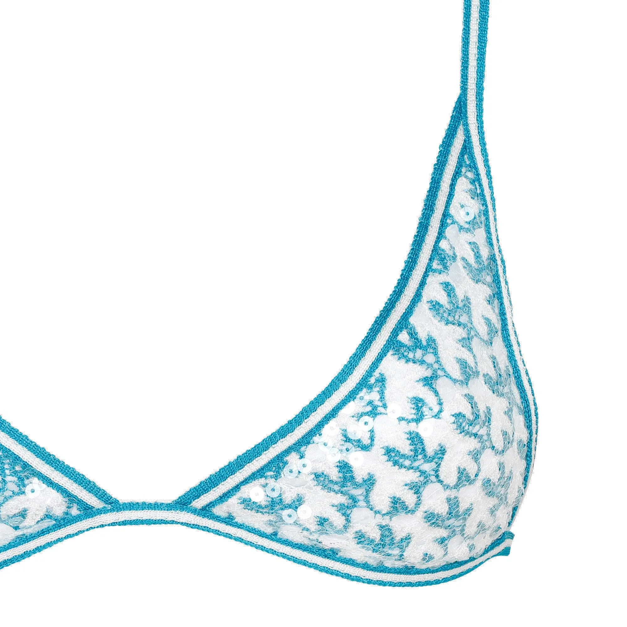 Missoni Sequin Embroidered Triangle Cup Bikini