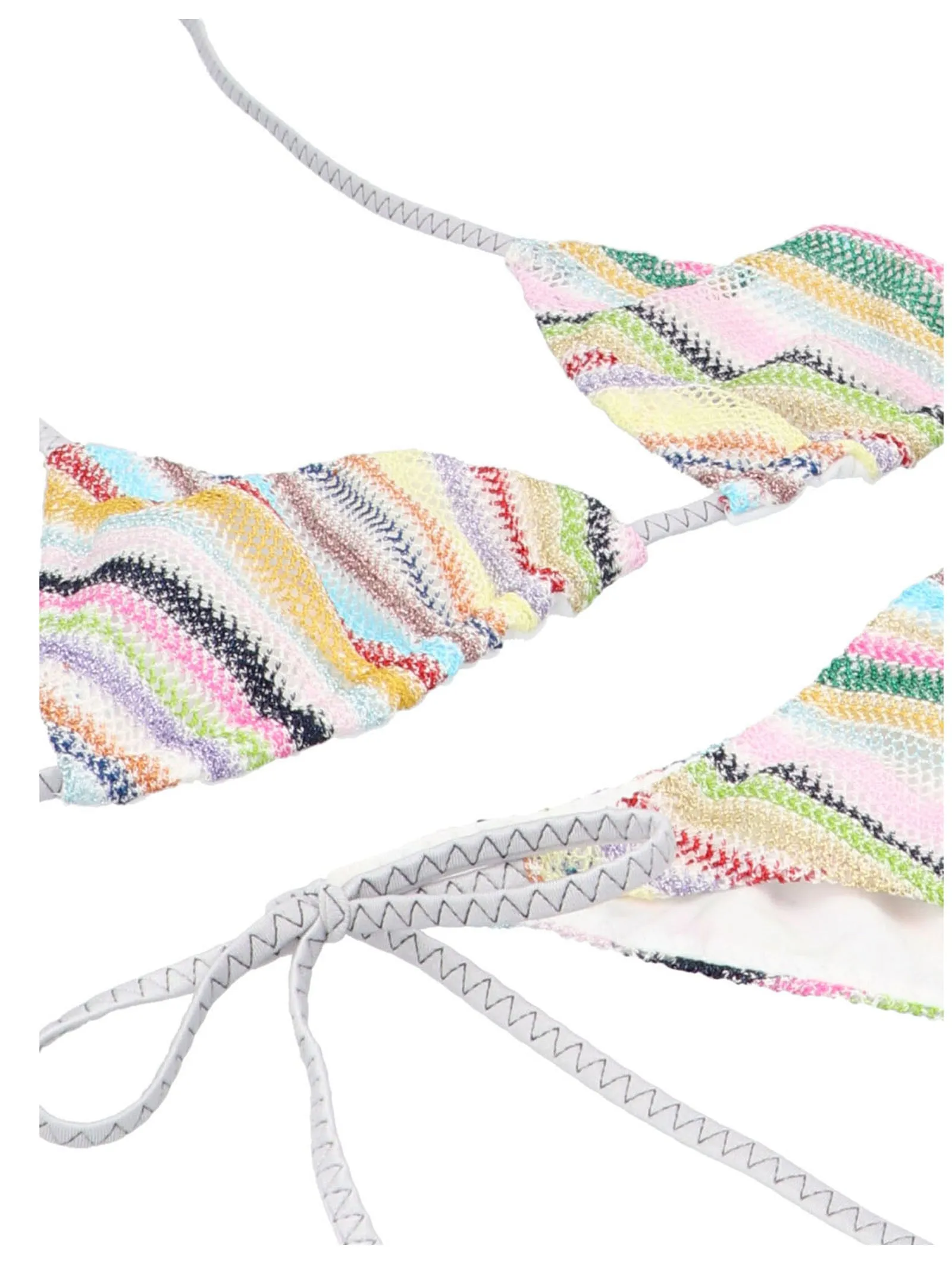 Missoni Stripe-Detailed Crochet Bikini