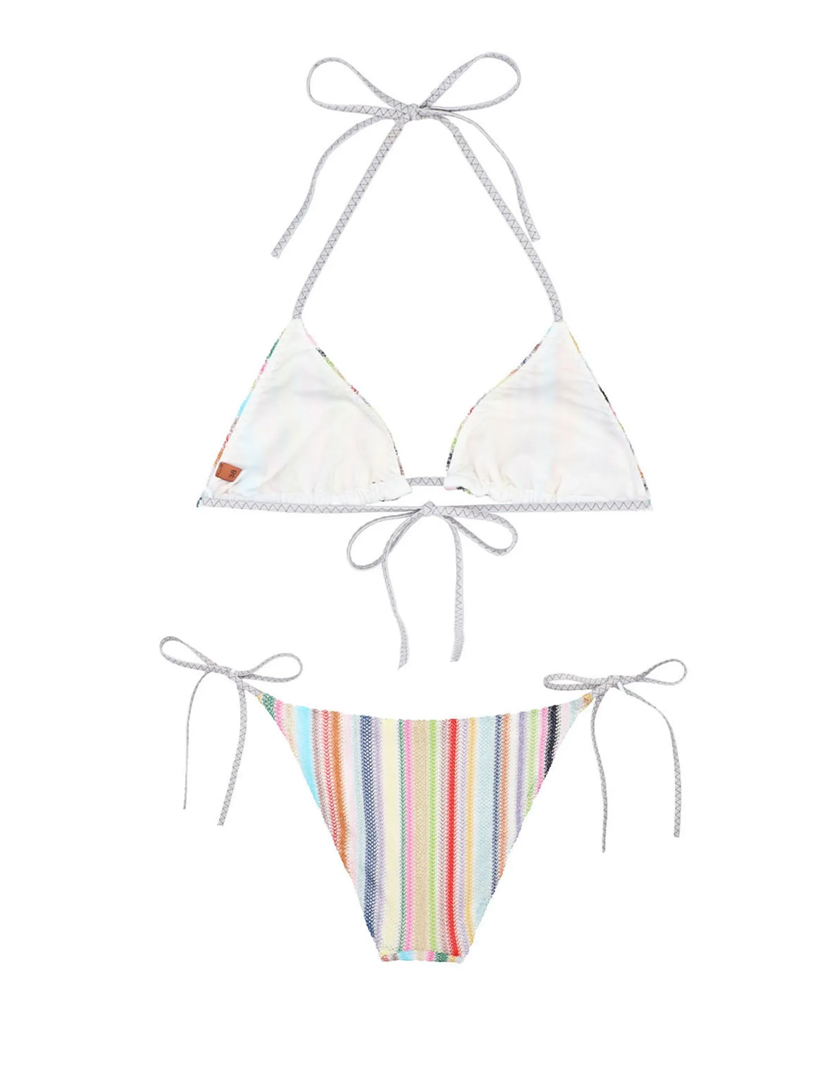 Missoni Stripe-Detailed Crochet Bikini