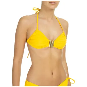 Moschino M Buckle Bikini Top