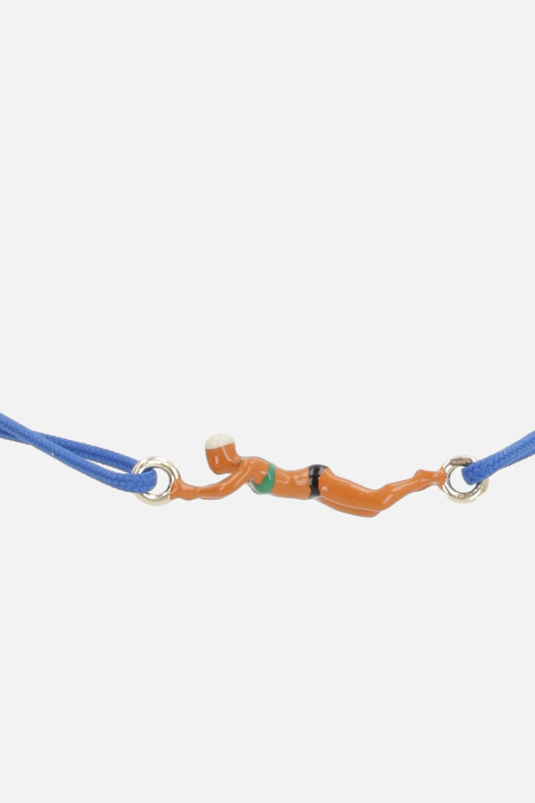 Nadadora Bikini cord bracelet with gold pendant