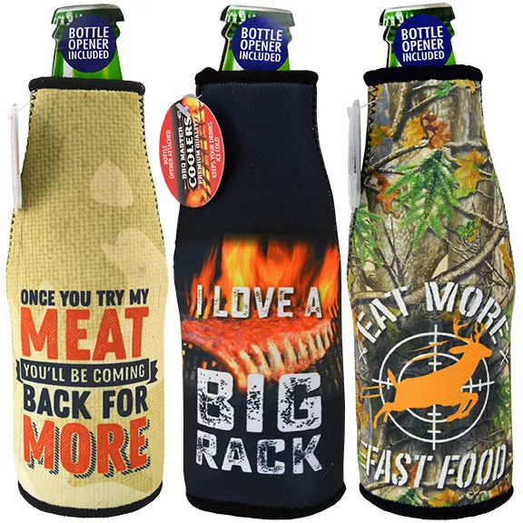 Neoprene Can Cooler and Bottle Suit Grill Assortment - 11 Pieces Per Retail Ready Display 88214