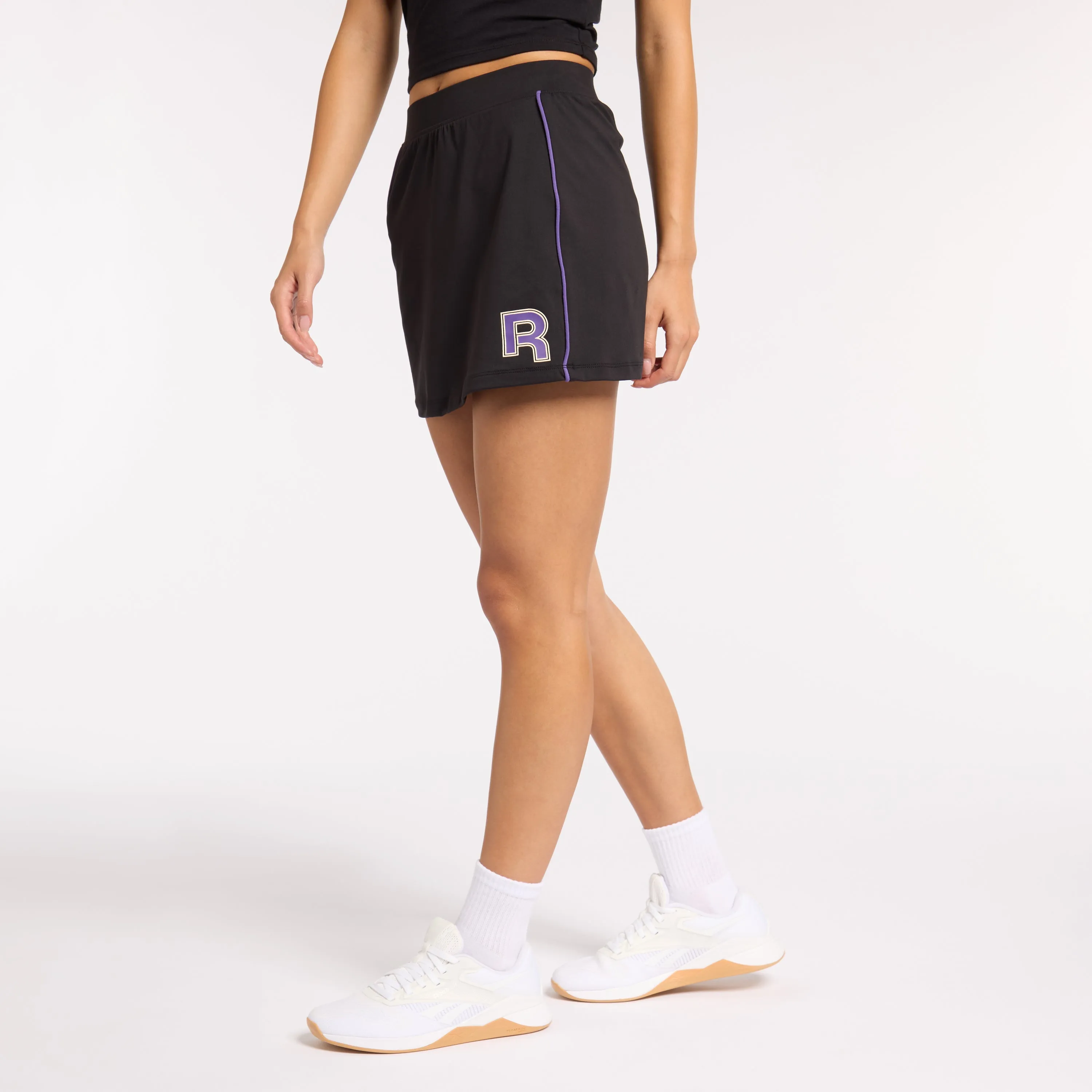 Ov Mini Skirt Black/ Dynamic Purple