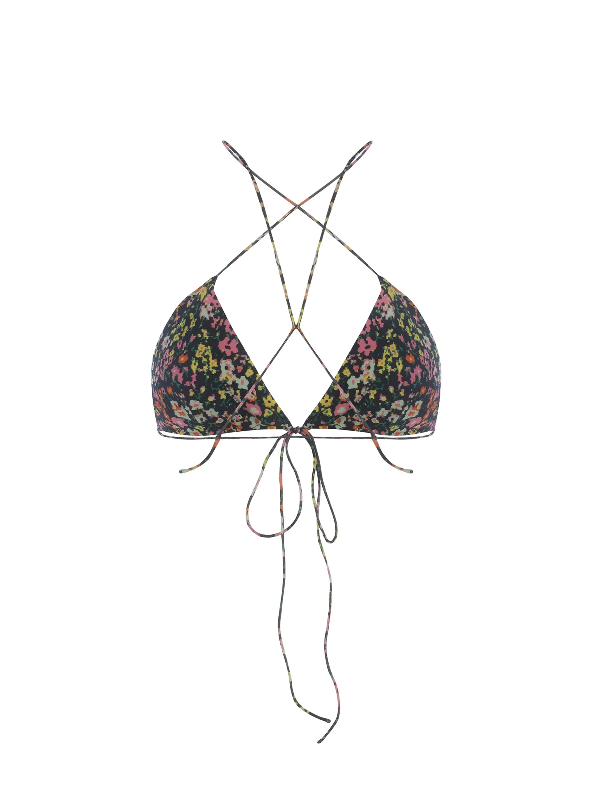 Philosophy Di Lorenzo Serafini Floral Printed Bikini Top