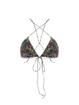 Philosophy Di Lorenzo Serafini Floral Printed Bikini Top