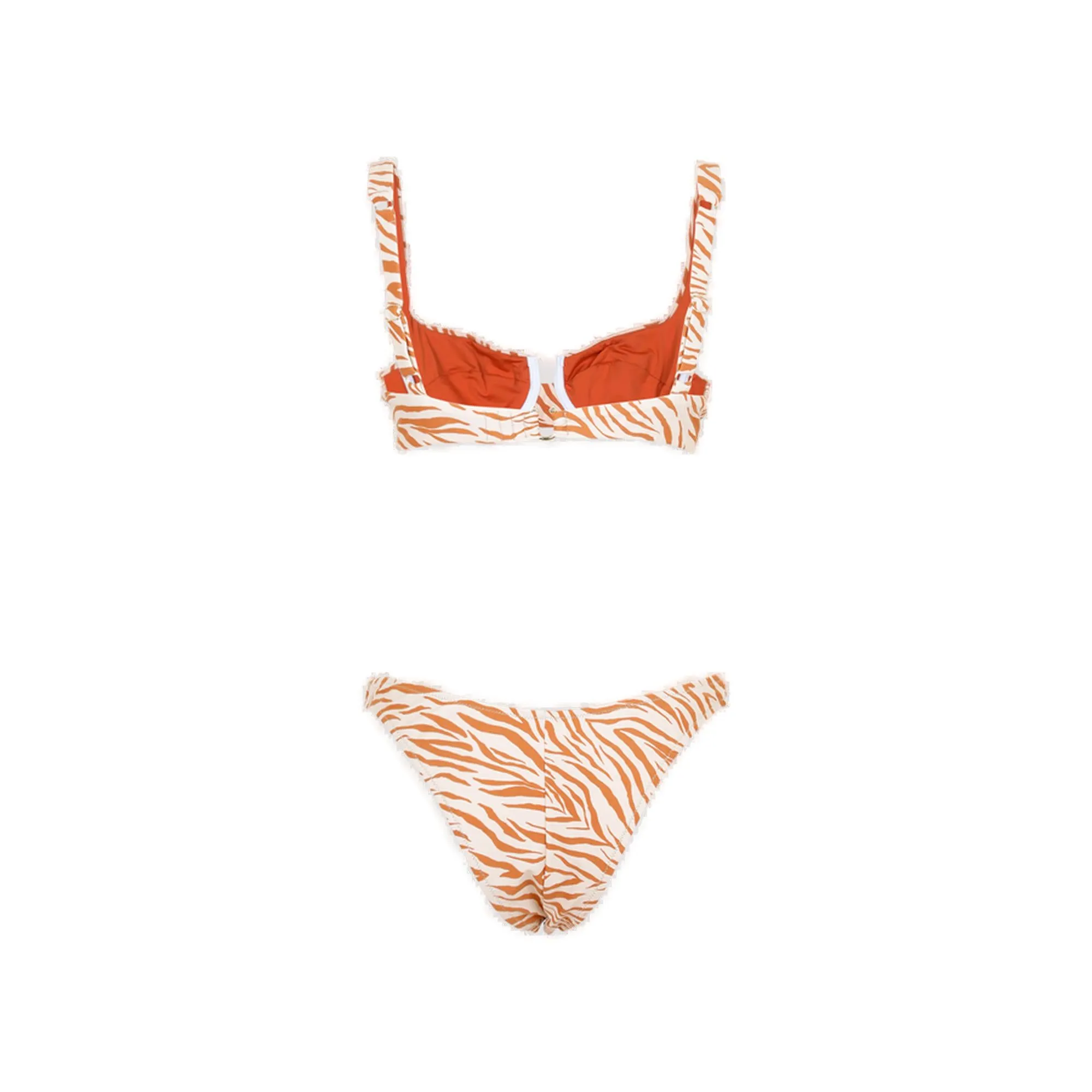 Reina Olga Brigitte Zebra Printed Bikini Set