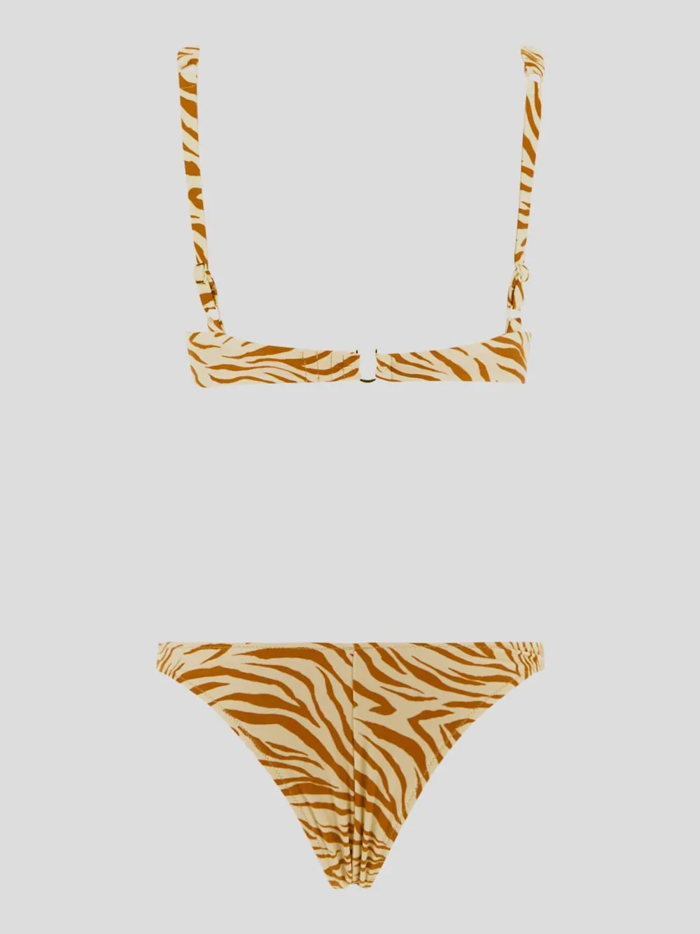 Reina Olga Brigitte Zebra Printed Bikini Set