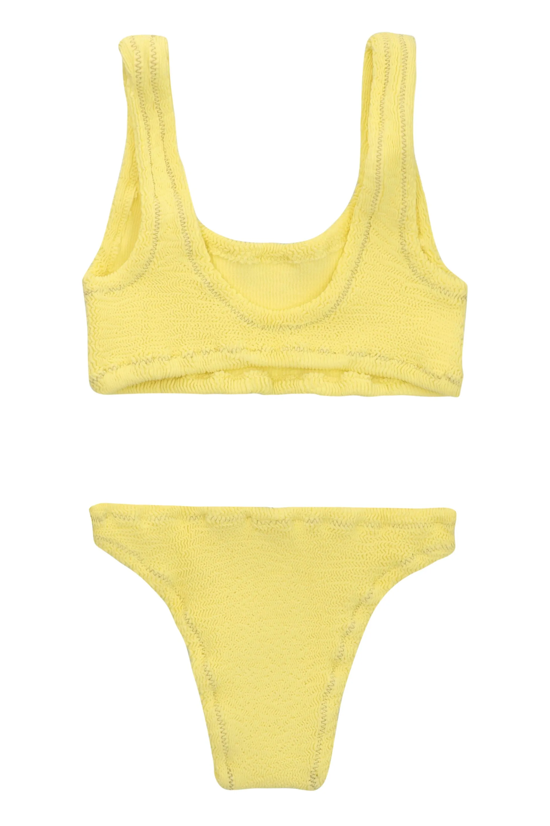Reina Olga Ginny Scrunch Sleeveless Bikini Set