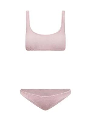 Reina Olga Ginny Scrunch Sleeveless Bikini Set