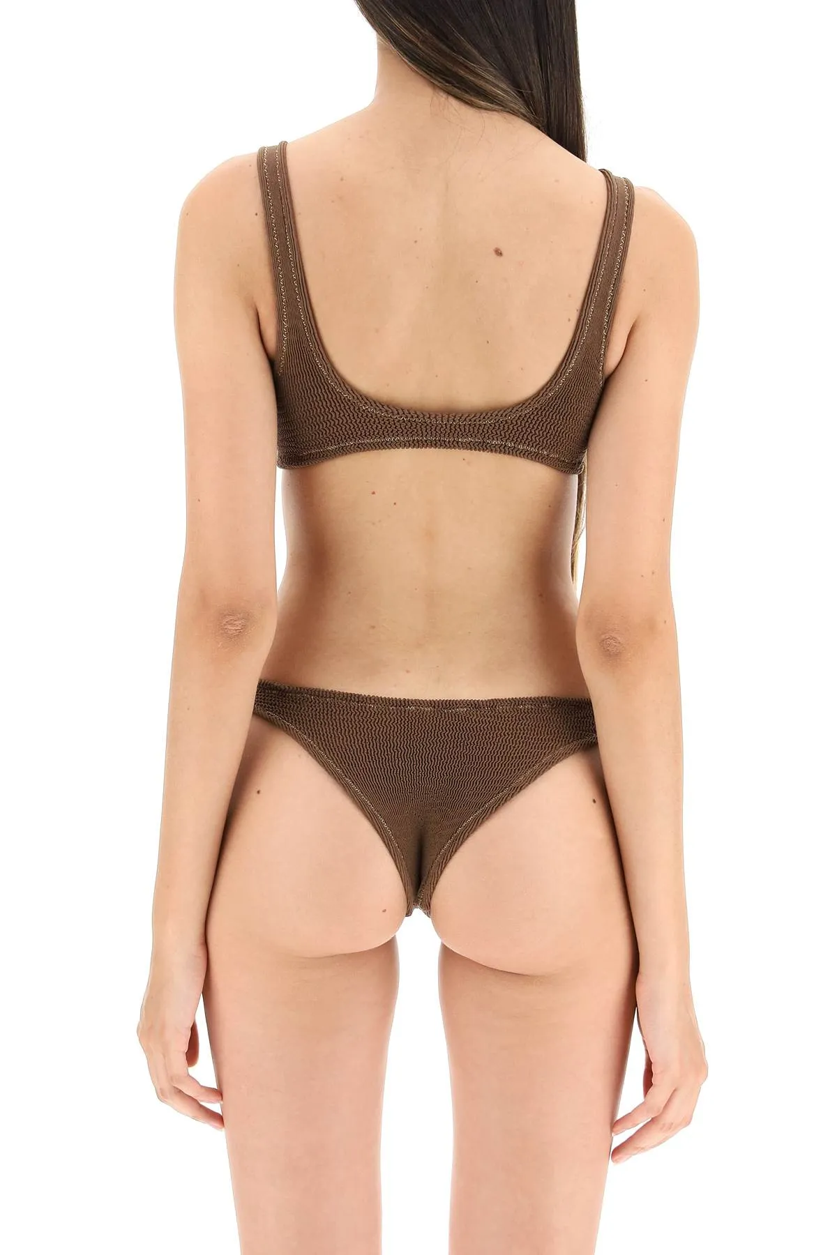 Reina Olga Ginny Scrunch Sleeveless Bikini Set