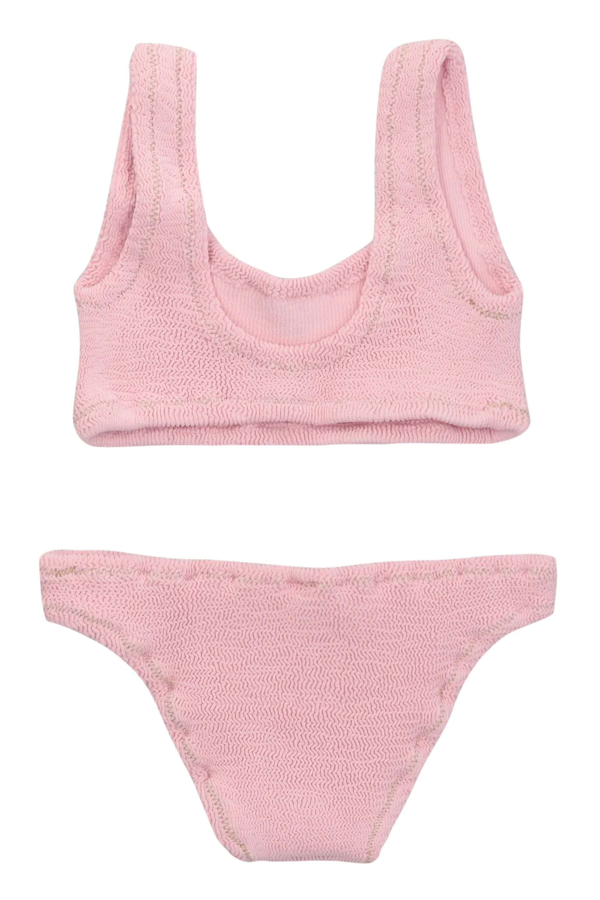 Reina Olga Ginny Scrunch Sleeveless Bikini Set