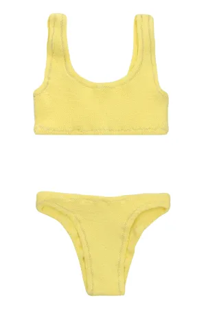 Reina Olga Ginny Scrunch Sleeveless Bikini Set