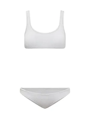 Reina Olga Ginny Scrunch Sleeveless Bikini Set
