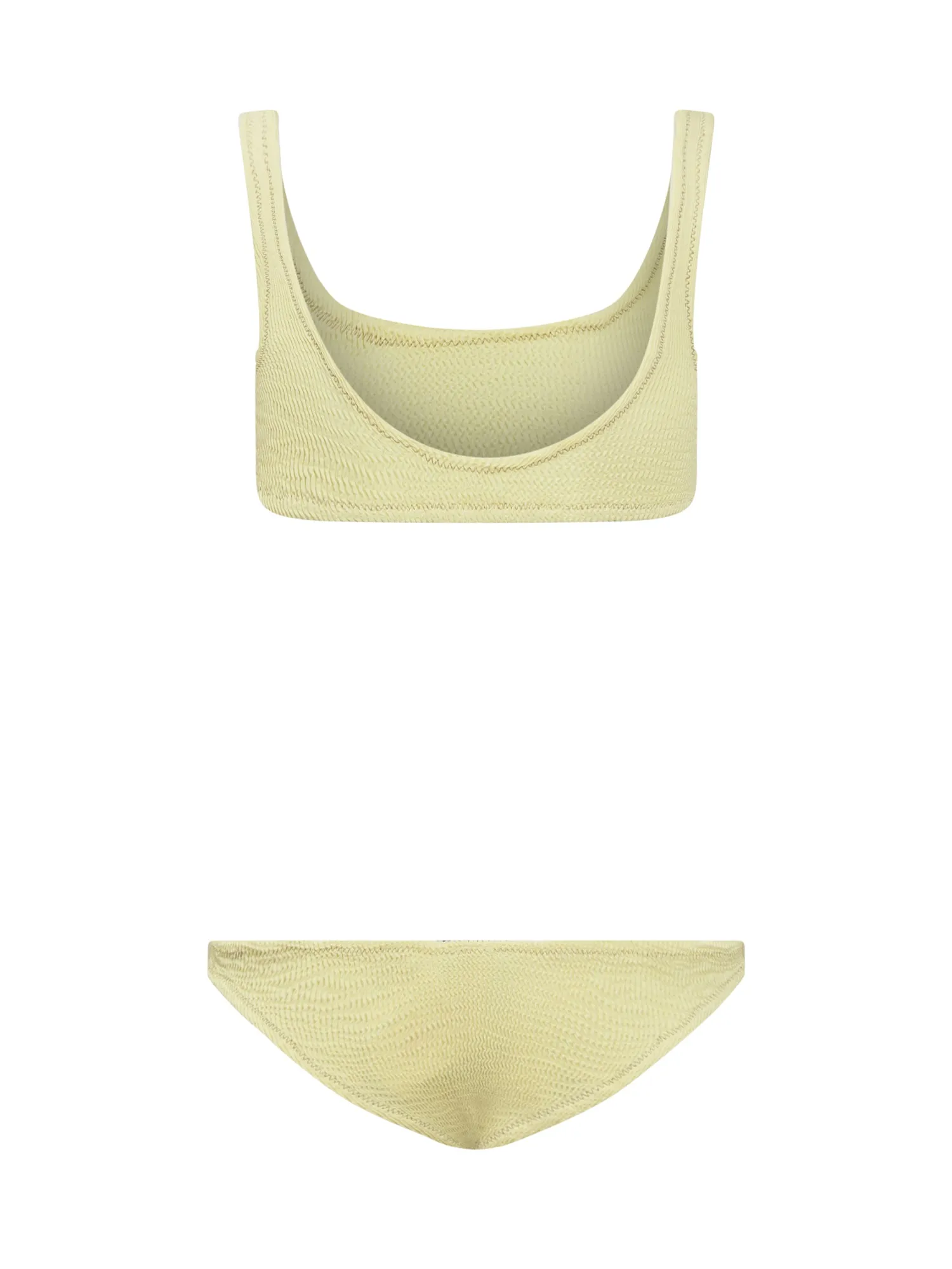 Reina Olga Ginny Scrunch Sleeveless Bikini Set