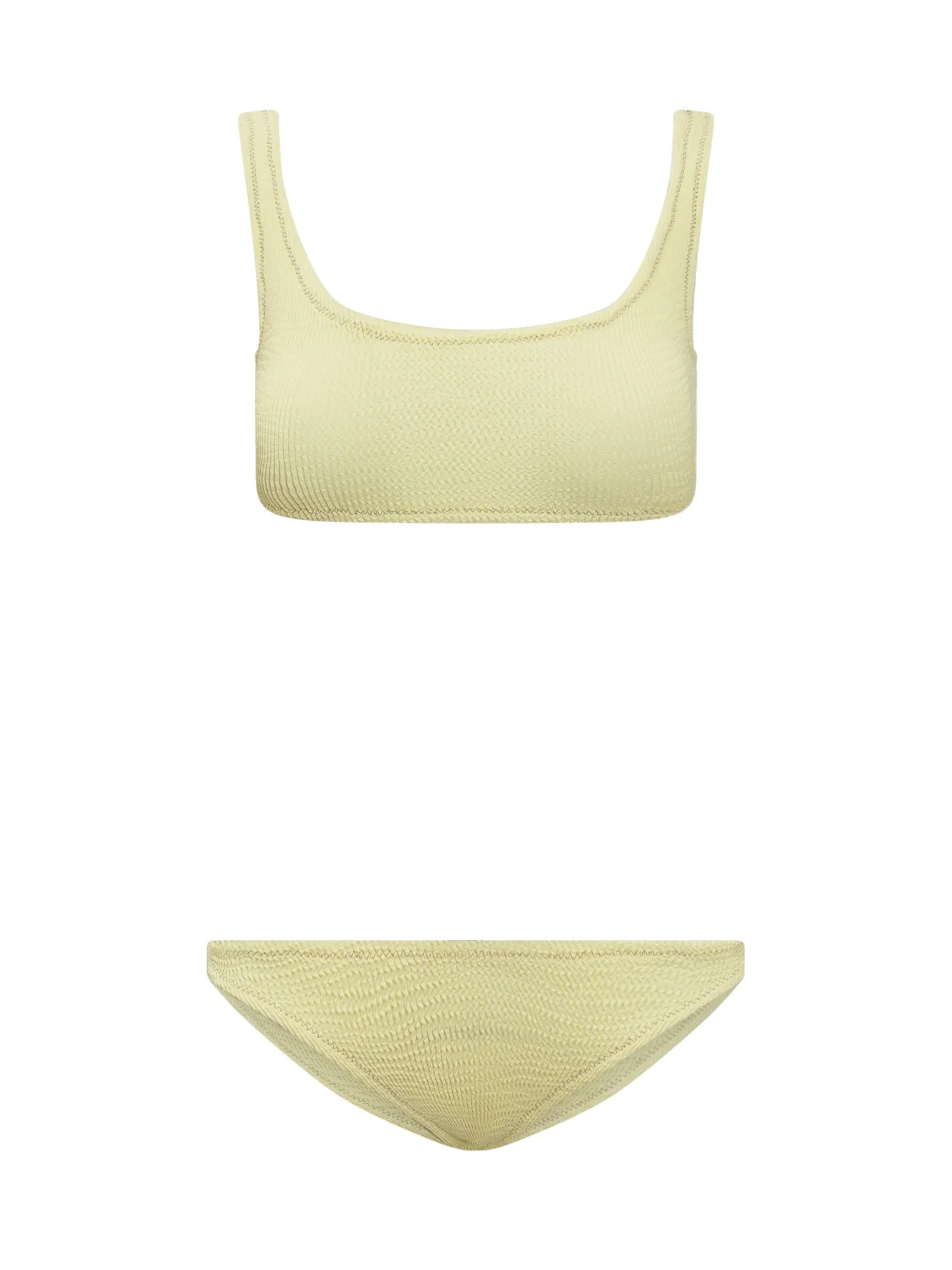 Reina Olga Ginny Scrunch Sleeveless Bikini Set
