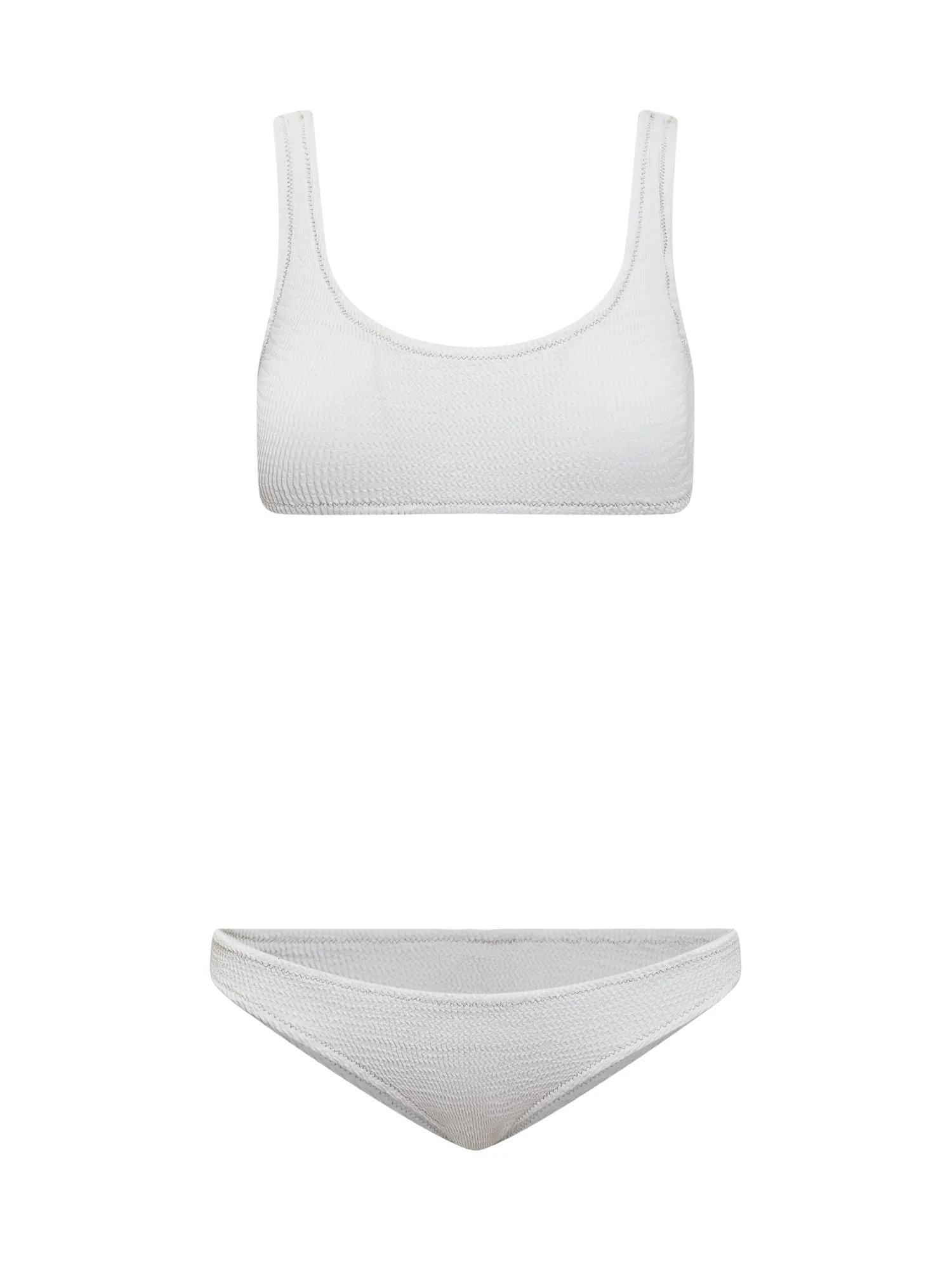 Reina Olga Ginny Scrunch Sleeveless Bikini Set