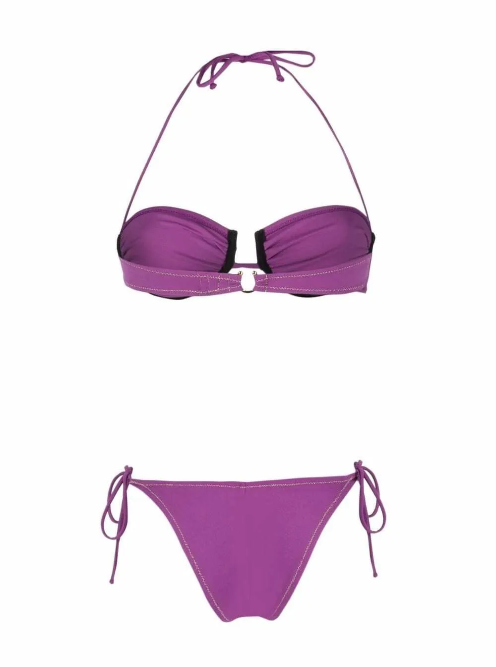 Reina Olga Penny Side Tied Bikini Set