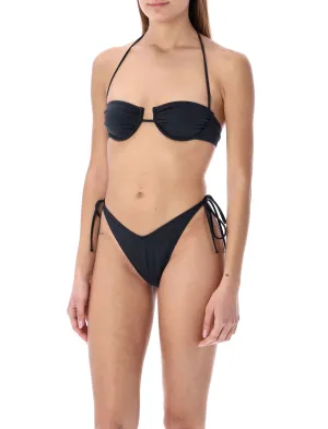 Reina Olga Penny Side Tied Bikini Set