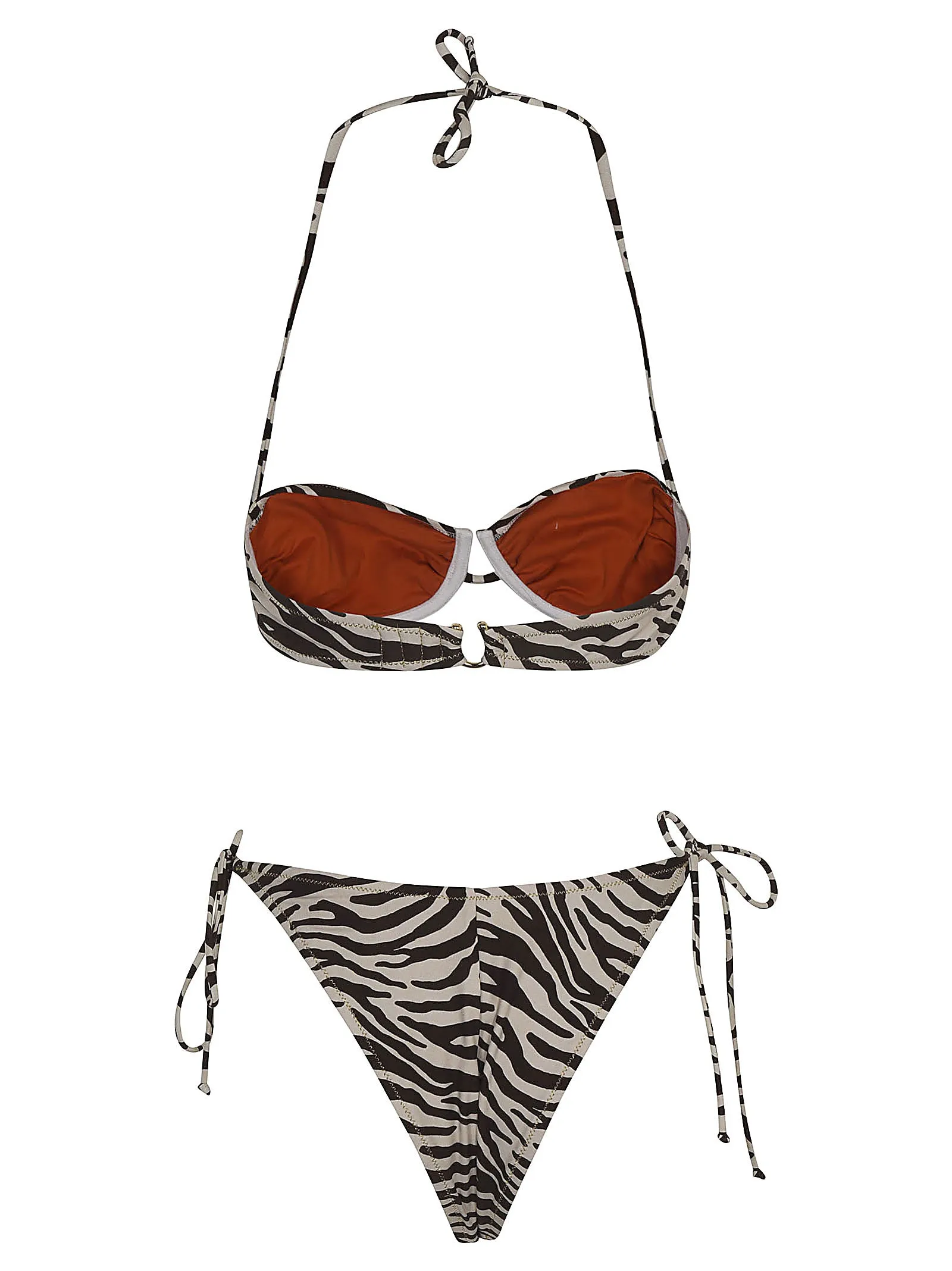 Reina Olga Penny Side Tied Bikini Set