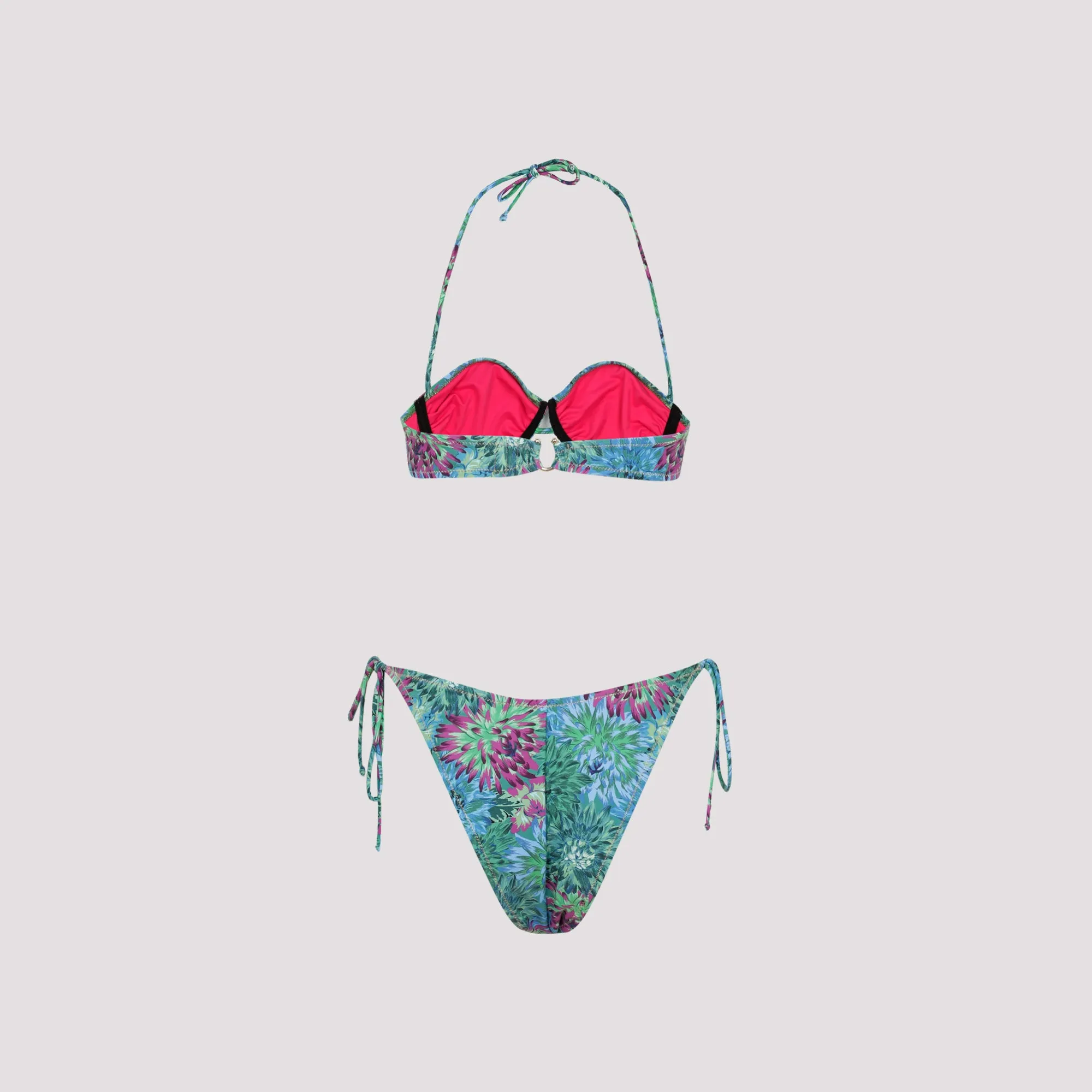 Reina Olga Penny Side Tied Bikini Set