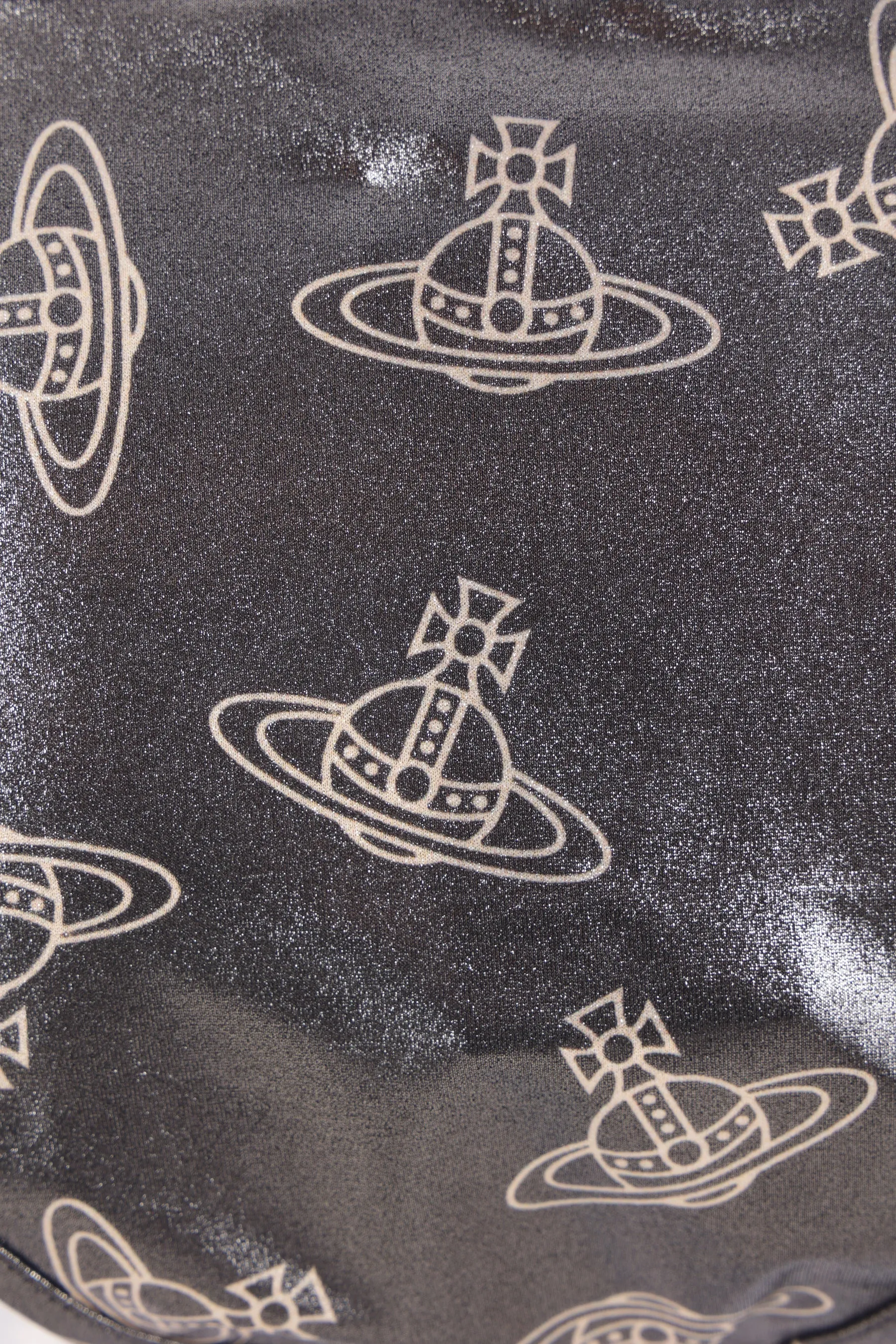shiny lycra bikini with Orb print